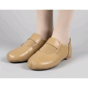 Weissman W800 Leather Split-Sole Slip-On Jazz Shoes Child 13/13.5 EUC